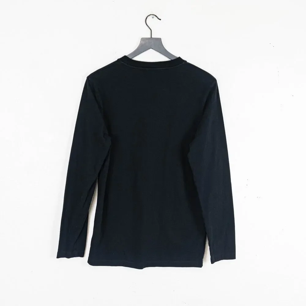 McQ Alexander McQueen Long Sleeve T-Shirt in Black Size Medium